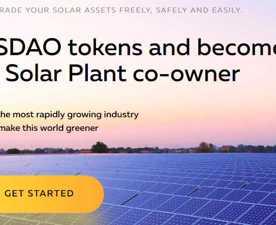 Solar DOA - Now Anyone Can Reduce CO2 Through the Blockchain